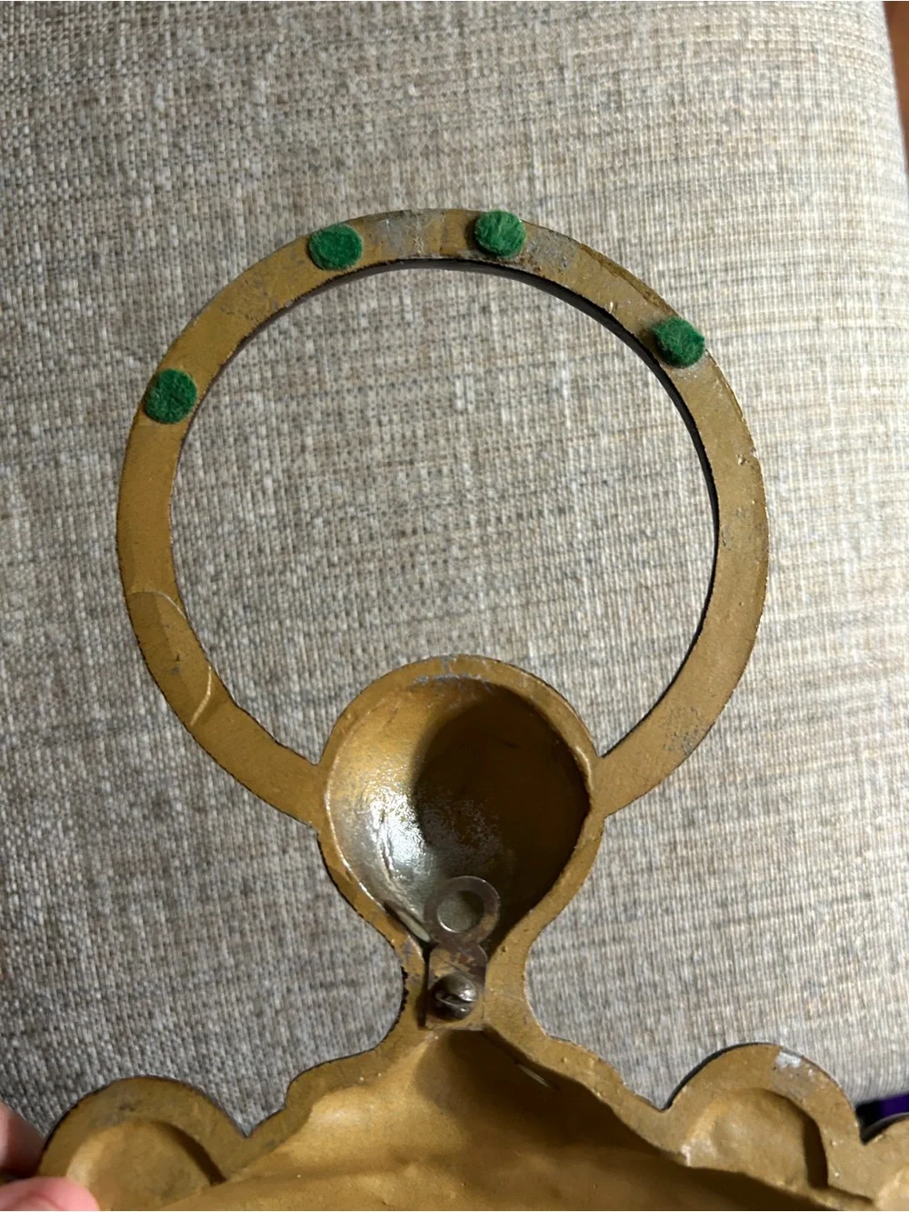 Vintage Sexton Metal Wall Clock Made In USA, Not Working